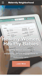 Mobile Screenshot of maternityneighborhood.com